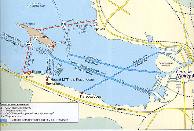 Карта порта санкт петербург с номерами причалов